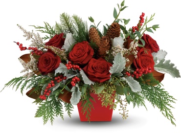 Winter Blooms Centerpiece