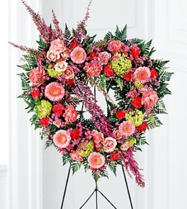 Eternal Rest Heart Wreath